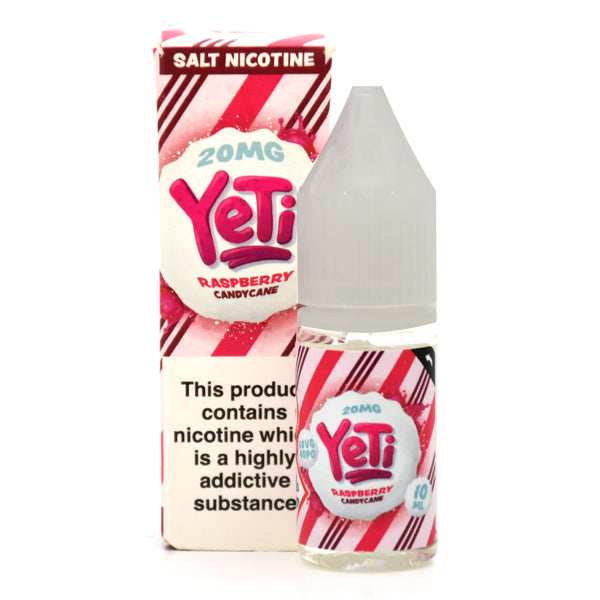 Yeti Raspberry Candy Cane 10ml Nic Salt