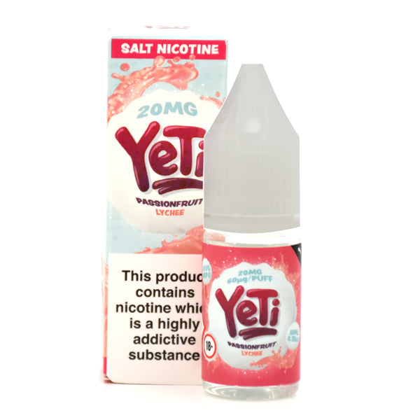 Yeti Passionfruit Lychee 10ml Nic Salt