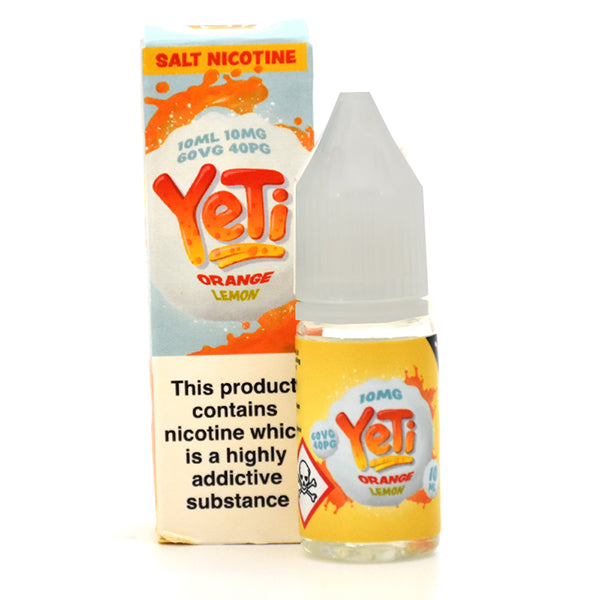 Yeti Orange Lemon 10ml Nic Salt