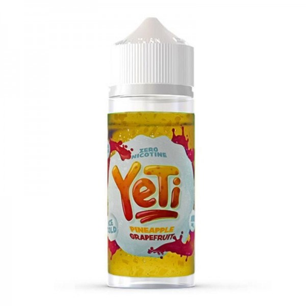 Yeti Ice Cold Pineapple Grapefruit 0mg 100ml Short Fill E-Liquid