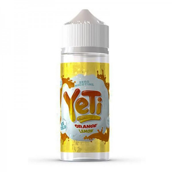 Yeti Ice Cold Orange Lemon 0mg 100ml Short Fill E-...