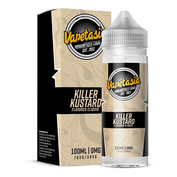 Vapetasia Killer Kustard 0mg 100ml Short Fill E-Li...