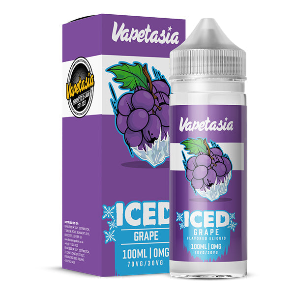 Vapetasia ICED Grape 0mg 100ml Short Fill E-Liquid