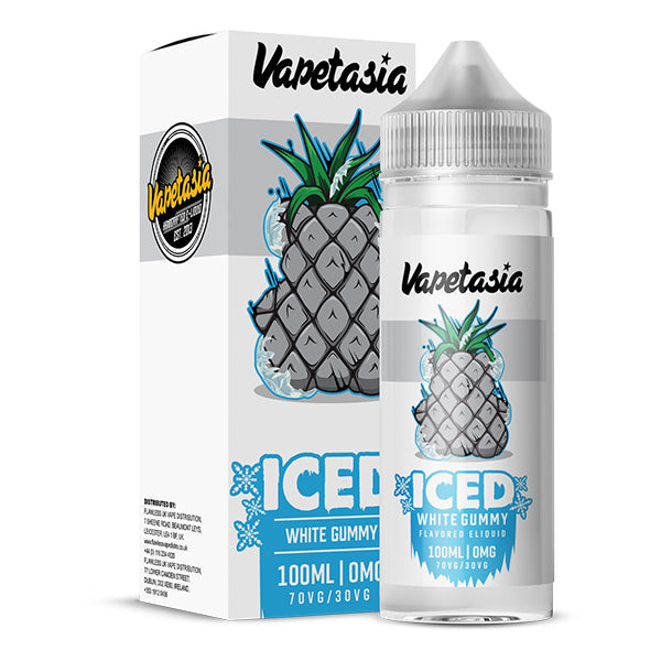 Vapetasia ICED White Gummy 0mg 100ml Short Fill E-...