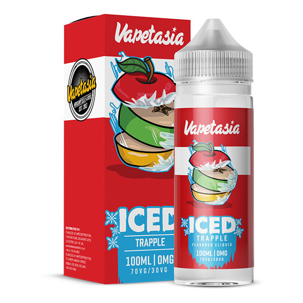 Vapetasia ICED Trapple 0mg 100ml Short Fill E-Liqu...