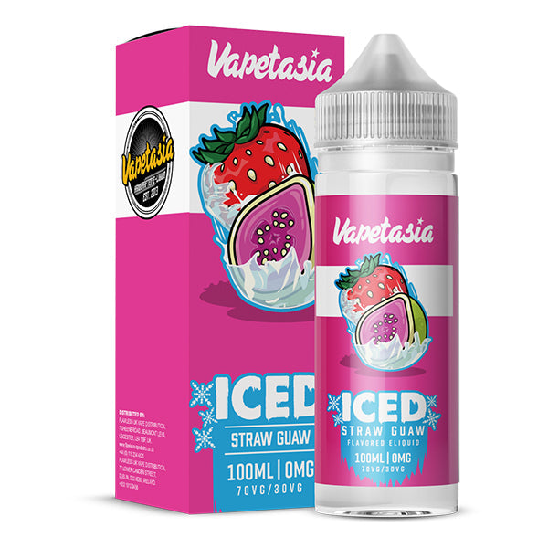 Vapetasia ICED Straw Guaw 0mg 100ml Short Fill E-L...