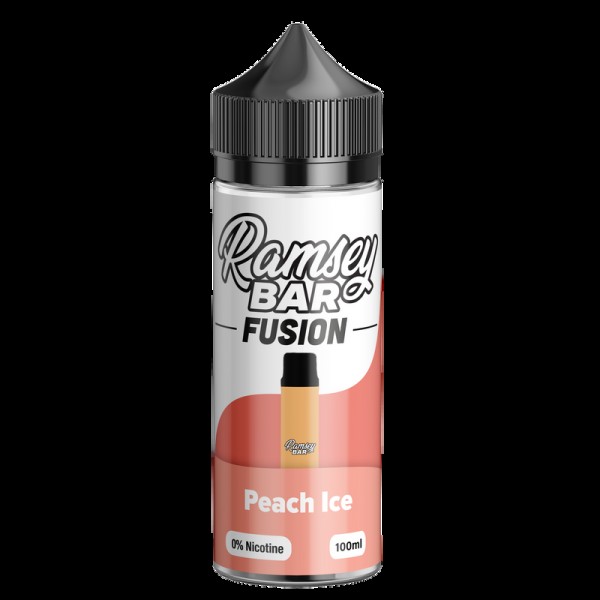 Ramsey Bar Fusion Peach Ice 100ml Short Fill E-Liq...