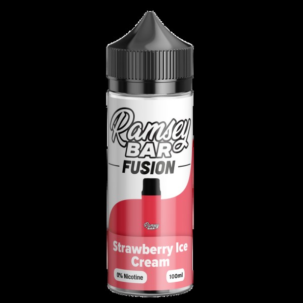 Ramsey Bar Fusion Strawberry Ice Cream 100ml Short...