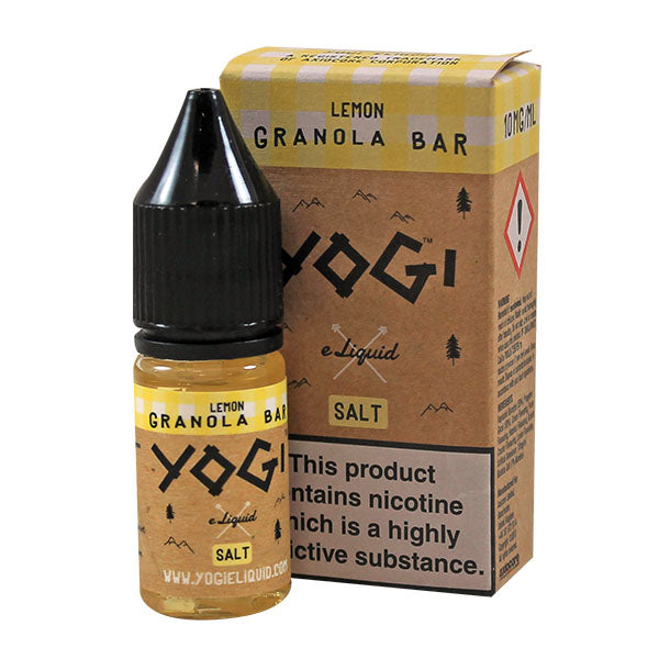 Yogi Lemon Granola Bar 10ml Nic Salt Is dated 05/2...