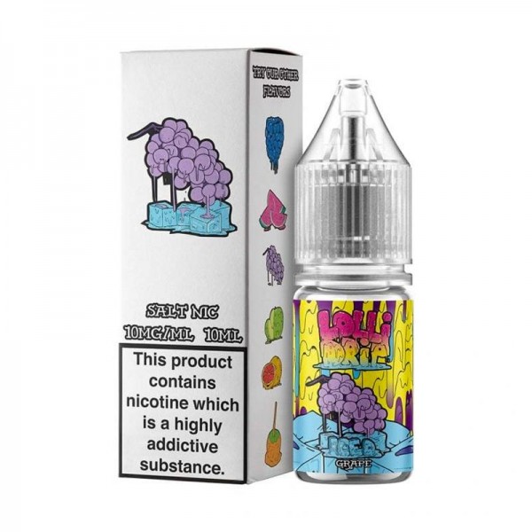 Lollidrip Grape Ice 10ml Nic Salt