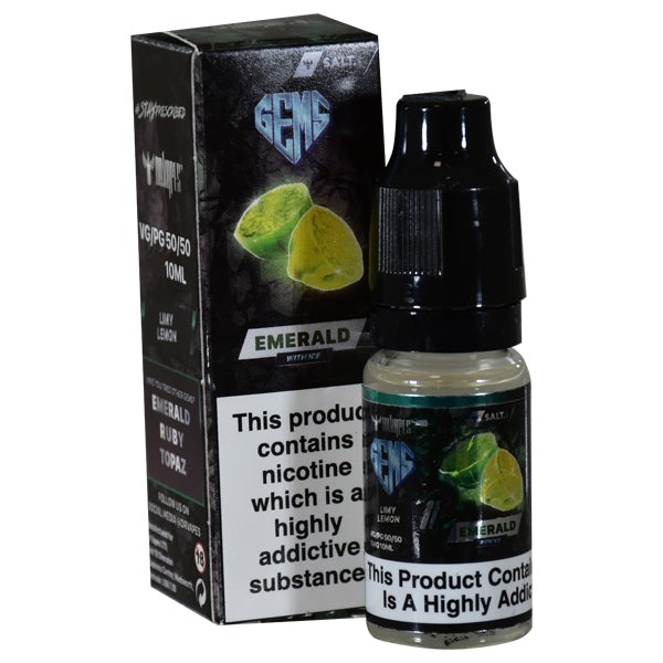 Dr Vapes Gems: Emerald With Ice Lime Lemon 10ml Nic Salt