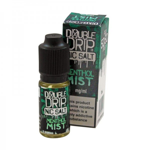 Double Drip Menthol Mist Nic Salt 10ml Out Of Date