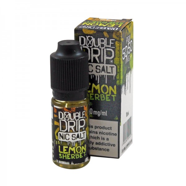 Double Drip Lemon Sherbet Nic Salt 10ml