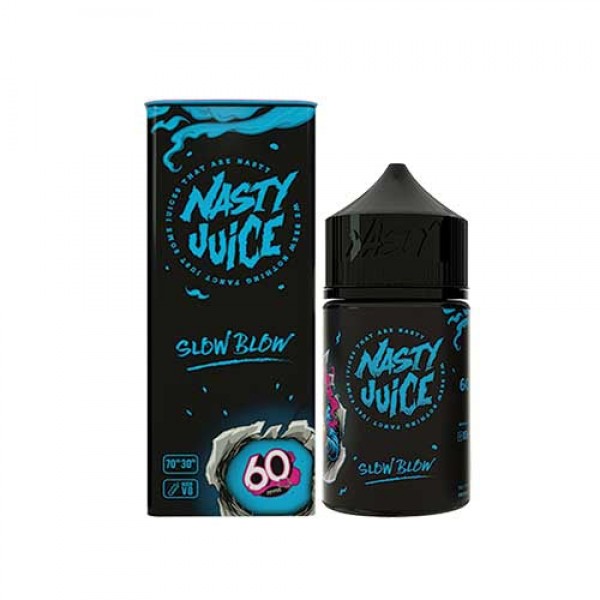 Nasty Juice Slow Blow 0mg Short Fill - 50ml