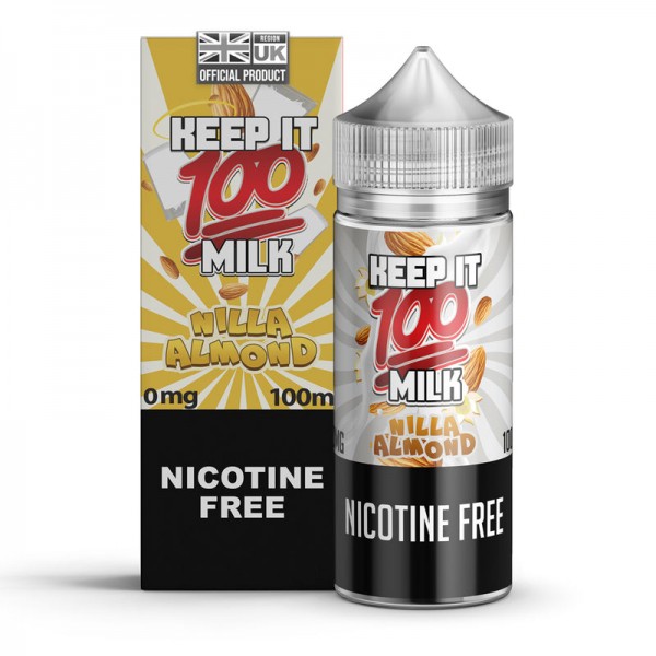 Keep It 100 Nilla Almond 100ml Short Fill - 0mg