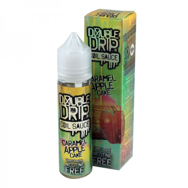 Double Drip Caramel Apple Cake 50ml Short Fill - 0...