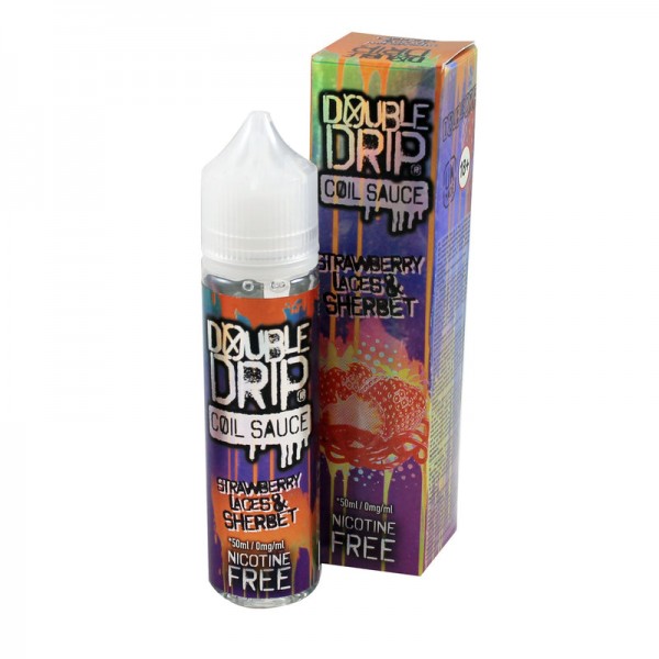 Double Drip Strawberry Laces & Sherbet 50ml Sh...