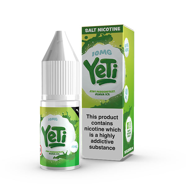 Yeti Nic Salt Kiwi Passion Fruit Guava Ice 10ml E-Liquid