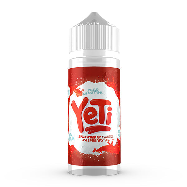 Yeti Ice Cold Strawberry Cherry Raspberry 0mg 100m...