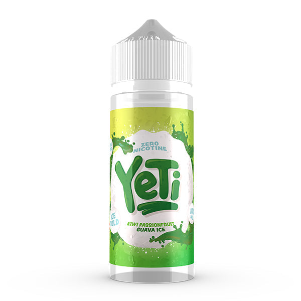 Yeti Ice Cold Kiwi Passionfruit Guava Ice 0mg 100ml Short Fill E-Liquid