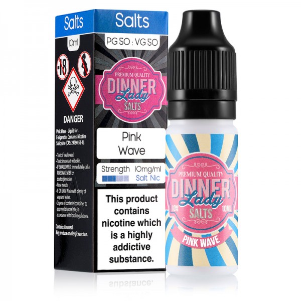 Dinner Lady Pink Wave E-liquid Nic Salt 10ml 20mg