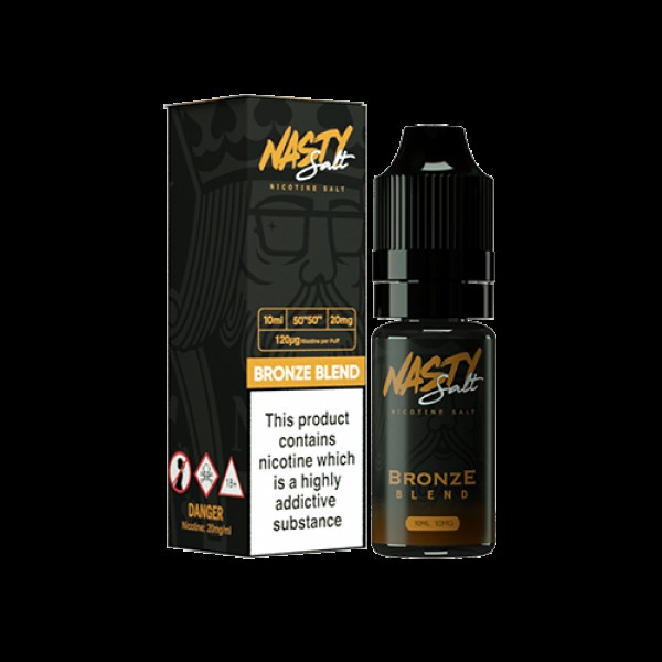 Nasty Juice Nasty Salt: Bronze Blend Nic Salts 10ml