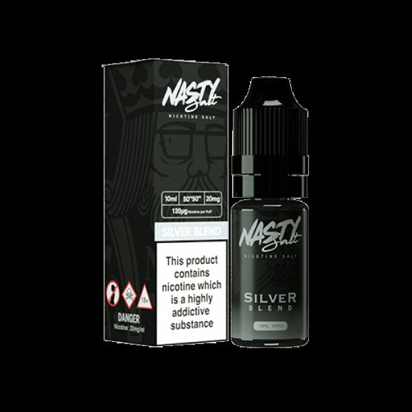 Nasty Juice Nasty Salt: Silver Blend Nic Salts 10ml