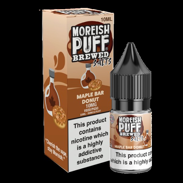 Moreish Puff Salts Maple Bar Donut 10ml Nic Salt