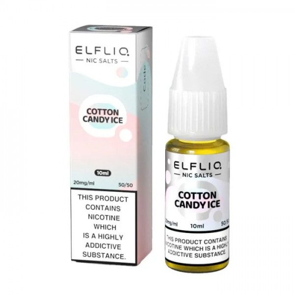 Elf Bar ELFLIQ Cotton Candy Ice Nic Salt 10ml