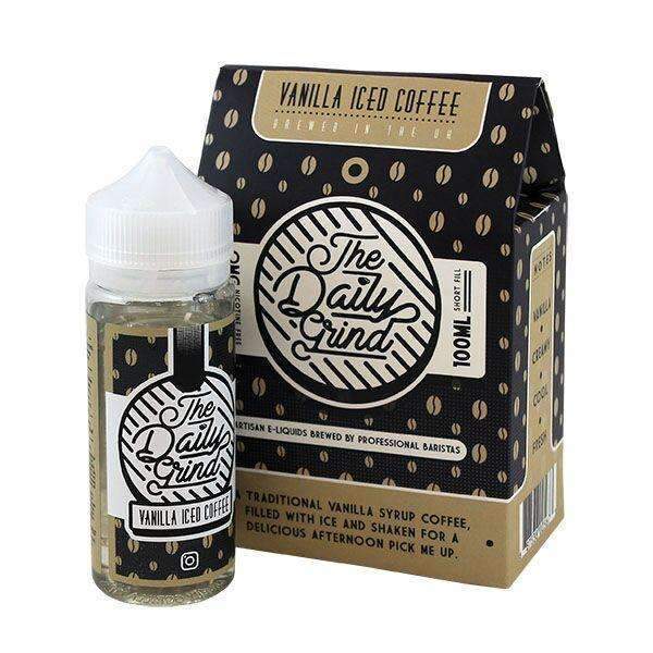 The Daily Grind Vanilla Iced Coffee 0mg Short Fill - 100ml