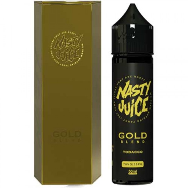 Nasty Juice Tobacco Series: Gold Blend 0mg Short Fill - 50ml