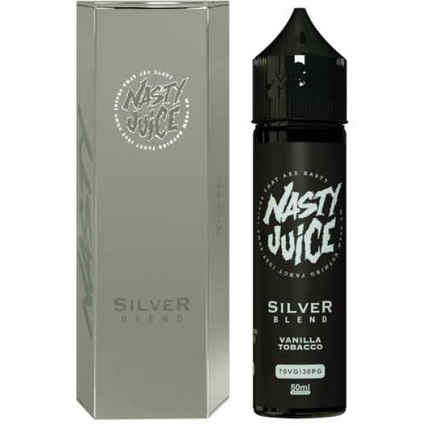 Nasty Juice Tobacco Series: Silver Blend 0mg Short Fill - 50ml