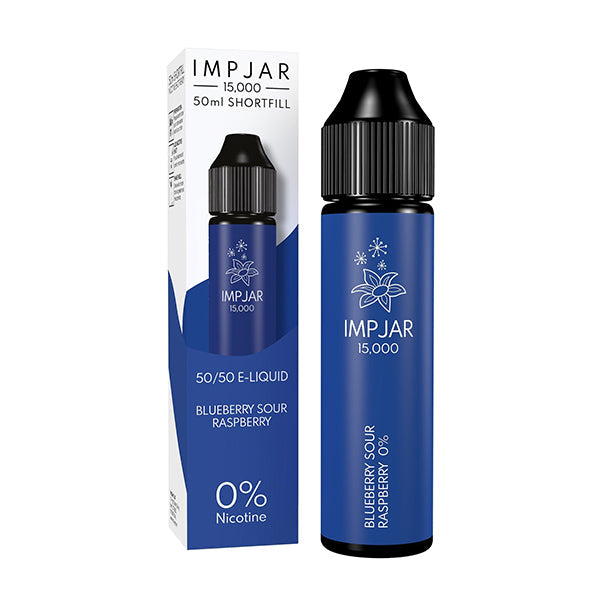 Imp Jar Blueberry Sour Raspberry 0mg 50ml Short Fi...