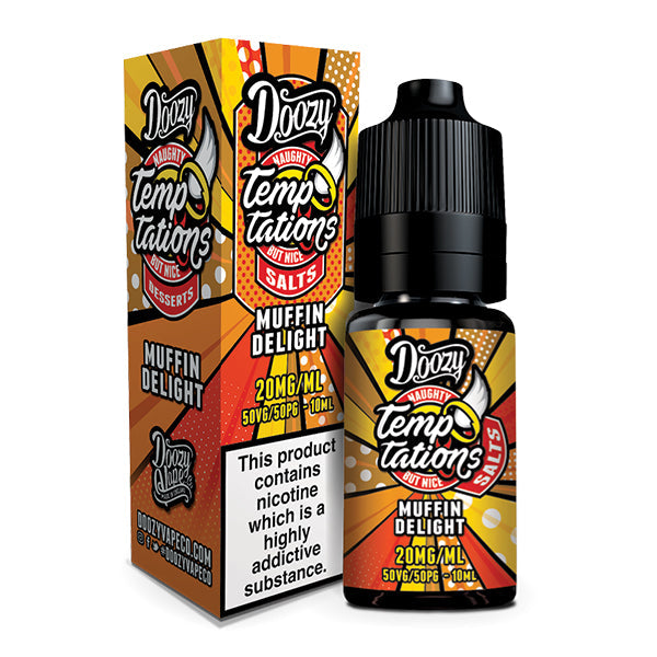 Doozy Temptations Muffin Delight Nic Salt 10ml E-l...