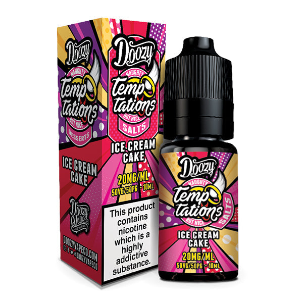 Doozy Temptations Ice Cream Cake Nic Salt 10ml E-L...