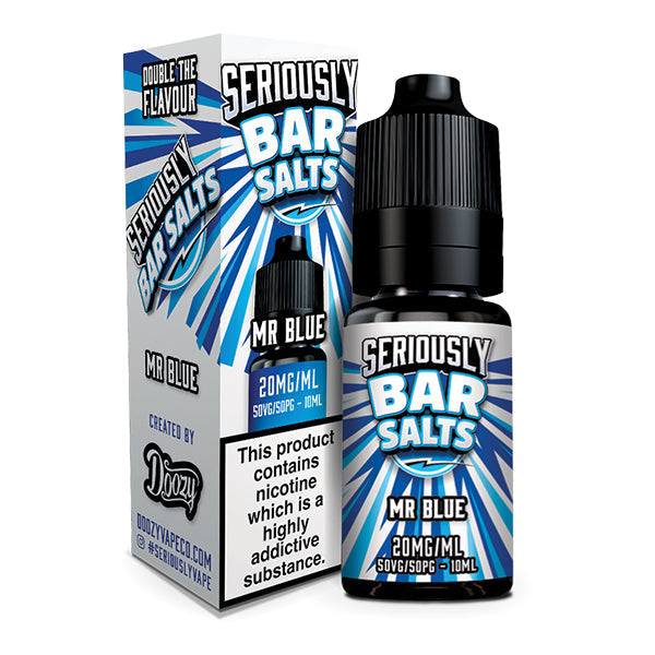 Doozy Vape Seriously Bar Salts: Mr Blue 10ml Nic Salt