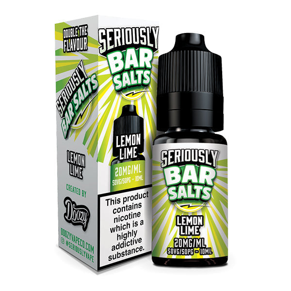 Doozy Vape Seriously Bar Salts: Lemon Lime 10ml Nic Salt