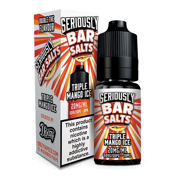 Doozy Vape Seriously Bar Salts: Triple Mango Ice 10ml Nic Salt