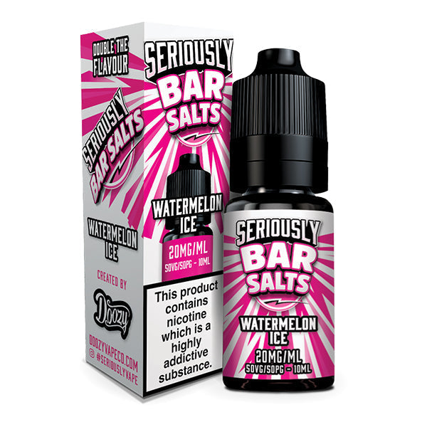 Doozy Vape Seriously Bar Salts: Watermelon Ice 10ml Nic Salt