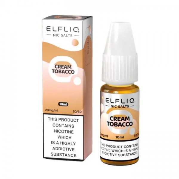 Elf Bar ELFLIQ Cream Tobacco Nic Salt 10ml