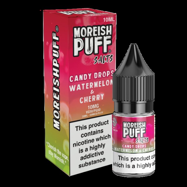 Moreish Puff Salts Watermelon & Cherry Candy D...