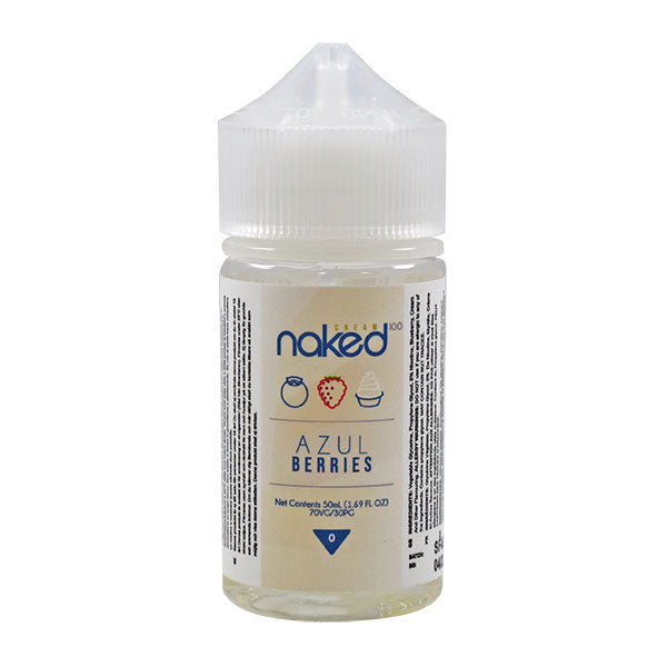 Naked 100 Cream Azul Berries 0mg 50ml Short fill E-liquid