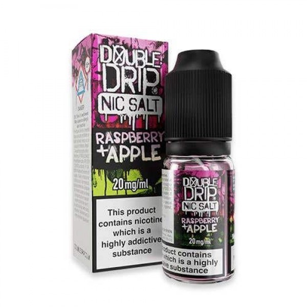 Double Drip Raspberry & Apple 10ml Nic Salt