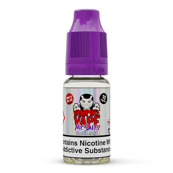 Vampire Vape Black Jack Nic Salt 10ml E-Liquid