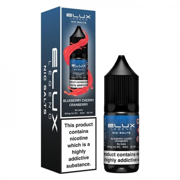 ELUX Legend Blueberry Cherry Cranberry Nic Salt 10...