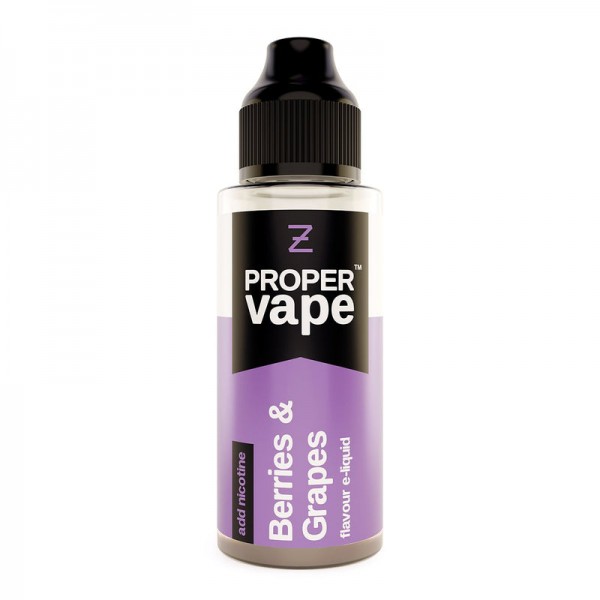 Zeus Juice Proper Vape: Berries and Grape 0mg 100m...