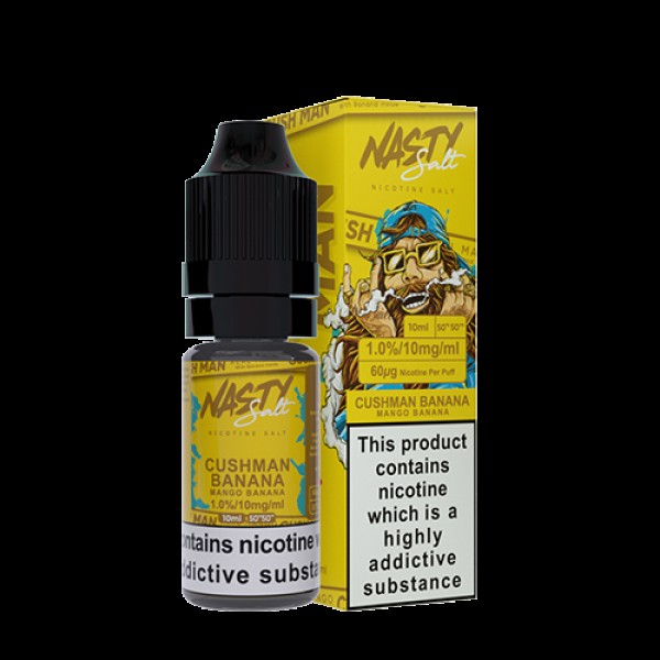 Nasty Juice Nasty Salt: Cush Man Banana 10ml Nic S...