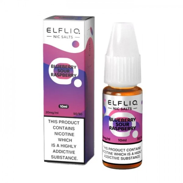 Elf Bar ELFLIQ Blueberry Sour Raspberry Nic Salt 1...