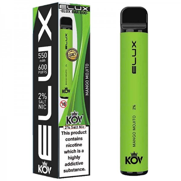 Elux Bar 600 Legacy Series Disposable Vape Device (Short Date/Out of Date)