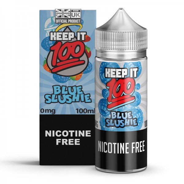 Keep It 100 Blue Slushie 100ml Short Fill - 0mg